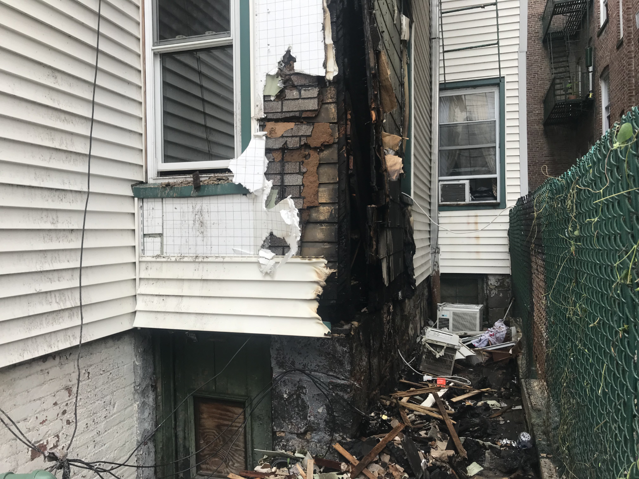 Fire at 17 Hopkins Ave. in Jersey City - nj.com