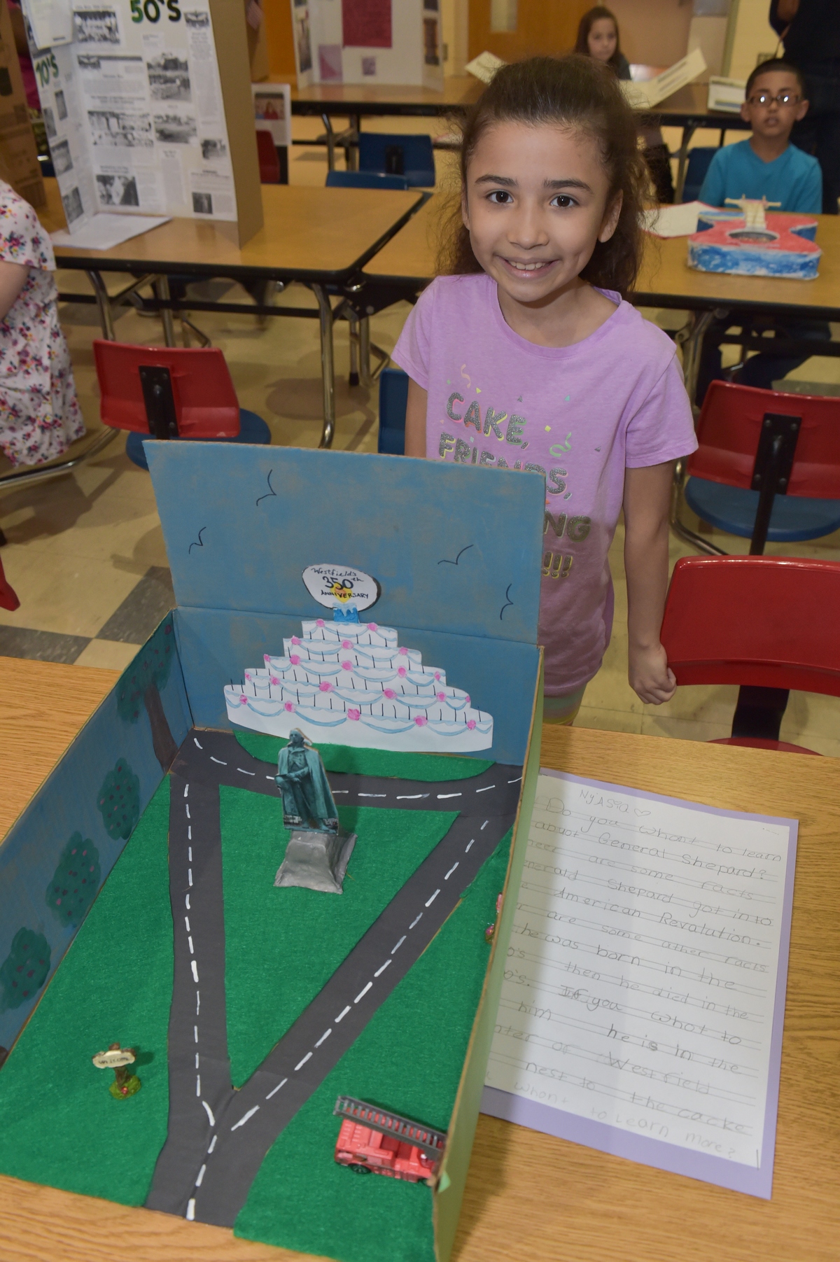 Paper Mill Elementary School second grade takes 350years of Westfield
