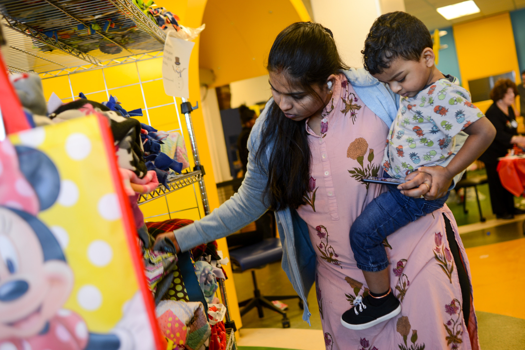 Families Christmas shop for free at C.S. Mott Children Hospital's