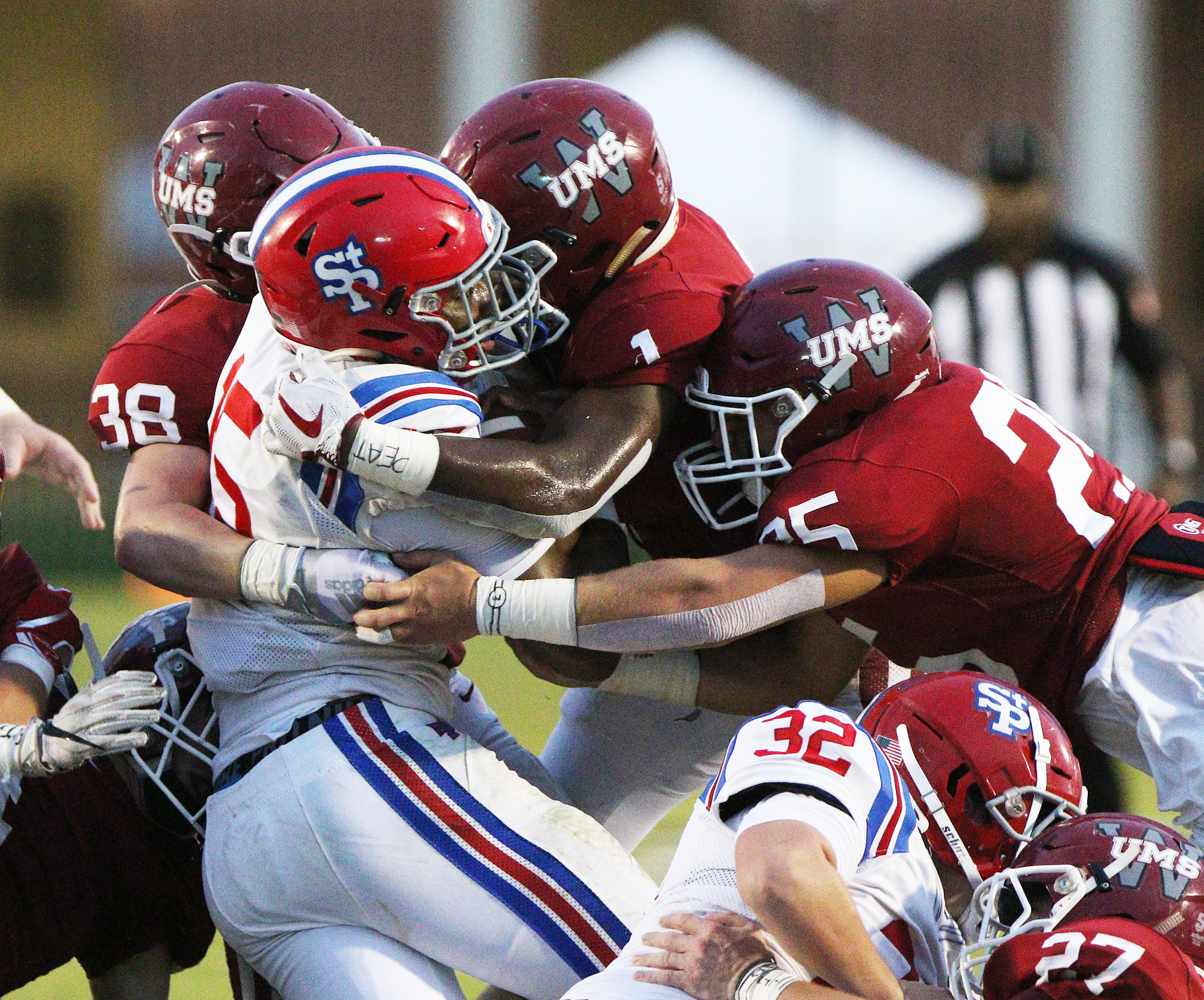 AL.com - ‘1 of the best defensive teams of all time:’ Mobile Christian will try to crack UMS’ rugged D image